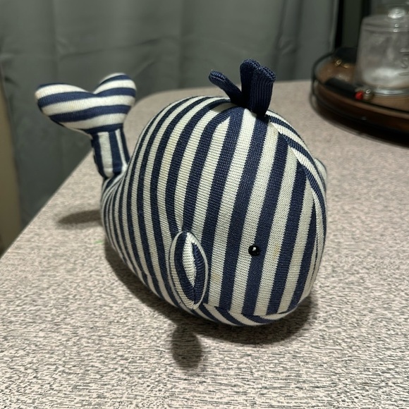 Jellycat Other - JellyCat London Walter Whale Blue striped Rattle Chime Toy
